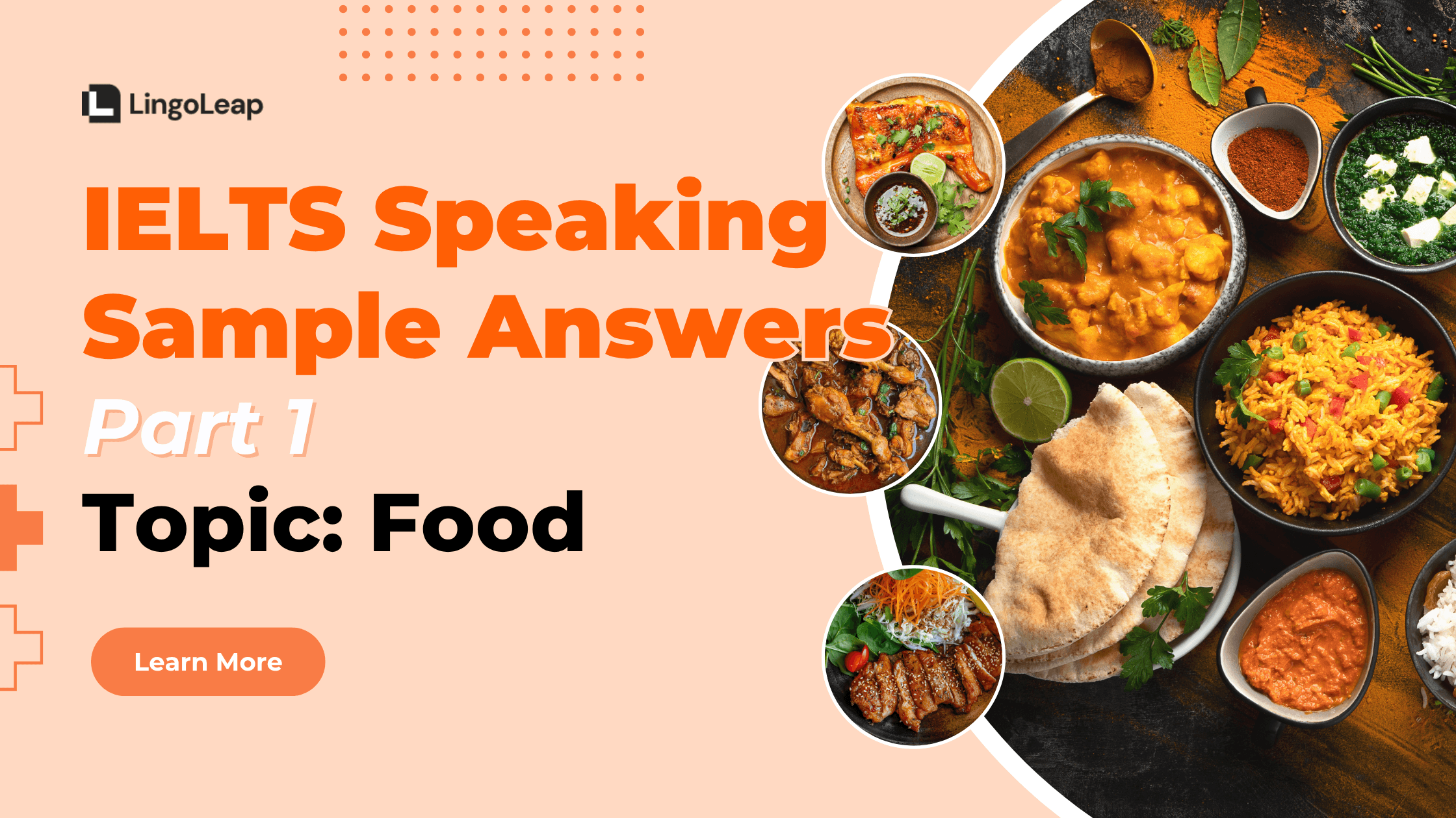 Food IELTS Speaking: Questions, Answers & Fluency Tips