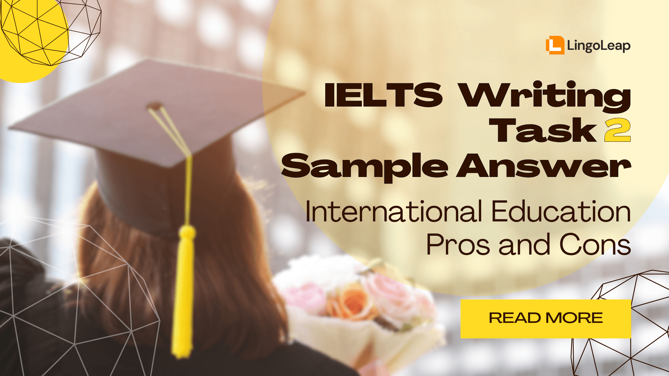IELTS Writing Task 2 Sample Answer: International Education Pros and Cons